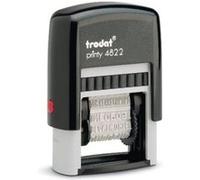 Trodat Timbre préencré 4822a – 12 formules – empreinte 25 x 4 mm