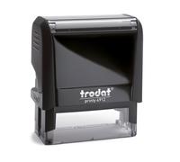Trodat Tampon encreur 4912 – Texte prédéterminé – Empreinte 47 x 18 mm