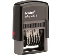 trodat Ziffernstempel Printy schw+Kissen schw 4846