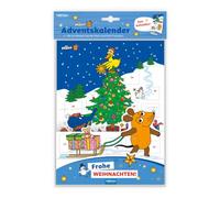 TRÖTSCH - Aufstell Adventskalender "Die Maus" | Weihnachtskalender mit 24 Türchen und liebevollen Illustrationen