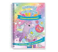 Trötsch Beschäftigungsbuch Stickerbuch Magischer Stickerspaß: Malbuch Beschäftigungsbuch Stickerbuch