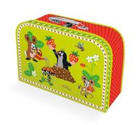 TRÖTSCH - Der kleine Maulwurf : Minikoffer Erdbeere| Kinderspielkoffer für Kinder ab 3 Jahren