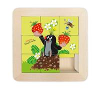 Trötsch Der kleine Maulwurf Schiebepuzzle aus Holz: Puzzle Spiel Schiebespiel Gedulsdspiel