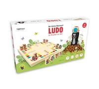 TRÖTSCH - Der kleine Maulwurf | Spiel Ludo | Spieleklassiker aus Holz | Kurzweiliges Brettspiel für Familien mit Kindern ab 3 4 5 6 Jahren