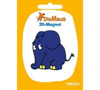 Trötsch Die Maus 3D-Magnet Elefant stehend: Die Sendung mit der Maus