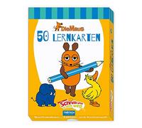TRÖTSCH - Die Maus Lernkarten schreib und wisch weg : 50 Karten mit Stift und Schwamm