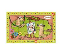 TRÖTSCH - Jan & Henry : Rahmenpuzzle mit 15 Teilen 19 x 30 cm | Für Kinder ab 3 4 5 Jahren