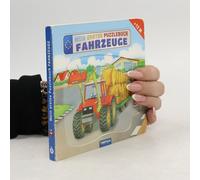 TRÖTSCH – Mon premier livre-puzzle «Véhicules» – Coloré, interactif, rimes et pièces – Dès 1 an