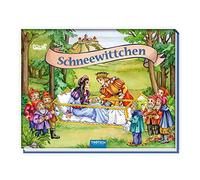 TRÖTSCH - Mini-Pop-up-Buch "Schneewittchen" | Handliches Märchenbuch mit aufklappbaren 3D-Szenen. Liebevoll illustriertes Kinderbuch zum Vorlesen, ideal als kleines Mitbringsel | Ab 3 Jahren