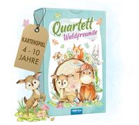 TRÖTSCH - Quartett Spiel "Waldfreunde" : Kartenspiel Gedächtnisspiel Lernspiel