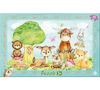 TRÖTSCH - Rahmenpuzzle Waldfreunde : Kinder Kinderspielzeug Puzzle Rahmenpuzzle Geschenk Geschenkidee Waldfreunde