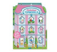 TRÖTSCH - Stickerhaus "Mein glitzerndes Stickerhaus" | Stickerbuch mit über 470 Stickern zum Gestalten eines funkelnden Traumhauses