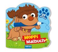 TRÖTSCH - Unser Sandmännchen "Moppi" Mini-Malbuch mit Stickern: Stickern und Malen mit Moppi für Kinder ab 3 Jahren