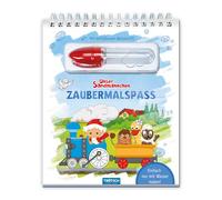 Trötsch Unser Sandmännchen Zaubermalspaß mit Wasserstift: Malblock mit nachfüllbarem Wassermalstift