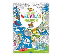 Trötsch Verlag Gm Trötsch Malbuch Mein großes Weltatlas Malbuch: Malbuch (Poche)