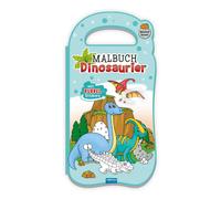 Trötsch Verlag Trötsch Malbuch mit Rubbelstickern Dinosaurier: Malbuch B (Poche)