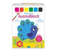 Trötsch Verlag TRÖTSCH - Mein erster Ausmalblock "Pfau" Malbuch mit W (Poche)