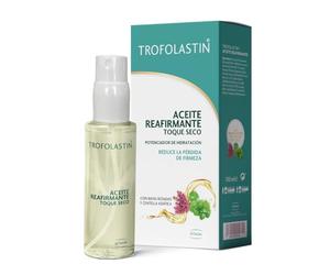 Trofolastin, Huile raffermissante pour le corps, hydratation profonde et ferme, avec Centella Asiatica, baies roses et vitamine E, toucher sec, peau plus élastique et plus ferme, 100 ml