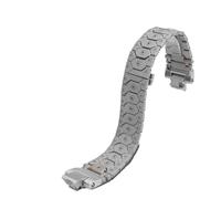 TROGPYXG Bracelet de montre modifié en acier inoxydable solide, Compatible avec Casio GST série B400, bracelet de montre en métal, accessoires de montre for hommes(Titanium watch band)