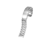 TROGPYXG Bracelet en Acier Inoxydable Compatible avec la Montre Omega 007 Seamaster Planet Ocean 300 m, Bracelet de Sport for Homme(3 Beads-Silver)