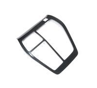 TROGPYXG Cadre de garniture de couverture de console centrale de panneau de changement de vitesse en fibre de carbone compatible avec Toyota RAV4 XA50 2019 2020 2021 2022 2023 Accessoires de voiture (