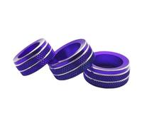 TROGPYXG Compatible avec Audi A3 8V 2014-2020 Console centrale de style de voiture Bouton multimédia Cercles de commutation Décoration Couverture Garniture Accessoires intérieurs(Blue)