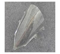 TROGPYXG Compatible avec Honda CBR650R CBR 650R 2024 2025 Pare-brise à double bulle Déflecteurs de vent Pare-brise(Transparent)