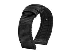 TROGPYXG Compatible avec le bracelet de montre Citizen Blue Angel Men Wave AT8020-54L/8020-03L/JY8078 en fibre de carbone à motifs Nlon + bracelet en caoutchouc 22 mm 23 mm(Orange,22mm)