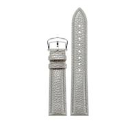 TROGPYXG Compatible avec Les Bracelets de Montre en Cuir Cartier - Compatible avec Les modèles London for Hommes et Ronde Solo for Femmes,(Gray Silver,23mm)