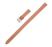 TROGPYXG Compatible avec Les Bracelets de Montre Hermes Heure HW036801 en Cuir de Veau Double Tour, Bracelets Tendance for Femme avec Boucle(Brown with Clasp,17mm)