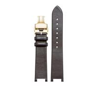 TROGPYXG Compatible avec Les Montres for Femmes Michael Kors MK Starry Night, Bracelet de Rechange en Cuir de Vache cranté, Sangle à dégagement Rapide(Gold,Concave 20x12mm)