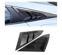TROGPYXG Compatible avec les persiennes de lunette arrière de berline Civic 10e génération 2016-2020, les grilles d'aération, les stores de garniture en carbone(Carbon)