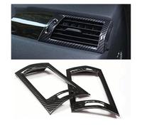 TROGPYXG Garniture de couvercle de cadre d'aération de sortie de climatisation latérale compatible avec BMW X3 F25 / X4 F26 2012-17 accessoires en fibre de carbone ABS intérieur