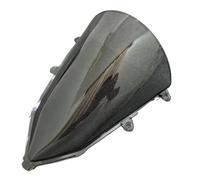 TROGPYXG Pare-brise moto double bulle compatible avec Honda CBR 650R 2024 2025, déflecteurs d'air, accessoires, fumée(A-Gray)