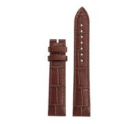 TROGPYXG Sangle à dégagement rapide Compatible avec la série Cartier Santos Dumont WSSA0022 W2SA0011, sangle à boucle en cuir de vache à dégagement rapide 17.5mm(Brown NK)