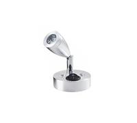 TroHollis Liseuse Led Tete De Lit,Lampe De Chevet Murale Lot de 2 lampes lecture LED 12 V CC for camping-car, bateau, caravane, éclairage mural for cabine, camion, chevet(4000K day white,Silver rod)