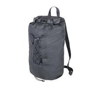 TROIKA AIRPACK FLEX Sac à dos de trekking, ultra léger, 140 g, étanche, pliable, grand compartiment principal avec fermeture Rolltop, capacité 18 litres, nylon, noir
