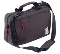 TROIKA Business Briefcase XXL BBG60/GY A4 Porte-documents en polyester Gris/noir Dimensions : 42 cm x 28 cm x 5 cm, gris/noir, A4, Classique