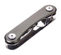 Troika CLEVER KEY Porte-clés, 10 cm, Multicolore (Silber Titan)