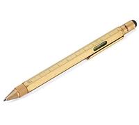 TROIKA CONSTRUCTION - PIP20/AB - Stylo à bille multi-tâches - Architectes, planificateur de construction - Règle 1:20/1:50 - Niveau à bulle, tournevis - Stylet, mine noire - Original
