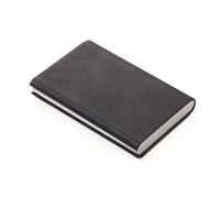 TROIKA Étui pour cartes bancaires, noir, protection RFID, simili-cuir, pour 10 pièces