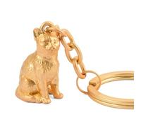 TROIKA Keychains Cleopatra - Porte-clés - Métal moulé - Chromé - Doré Original, Doré, 9,6 x 3,5 x 1,6 cm