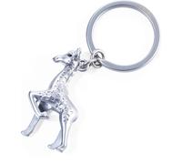 TROIKA KR20-05-MA, Porte-clés, Argent, Métal, Figure, Chrome, Boîte