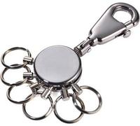 TROIKA KYR60/GM TROIKA Porte-clés PATENT black chrome