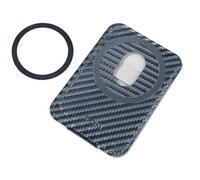 TROIKA MagSafe Étui pour cartes avec service Lost and Found Hildecard CODE24 pour 1 à 2 cartes à fixer au smartphone avec fonctions support pour téléphones portables, cuir synthétique, aspect carbone