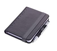 Troïka NPP25/BK Cahier A7, de 80 g, 85 x 101 x 12 mm, Noir