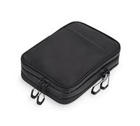 Troika Pochette pour câbles Black Connected - 2 compartiments, poches en filet, sangles élastiques