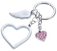 TROIKA Porte-clés "LOVE IS IN THE AIR", avec 3 pendentifs, KR17-01/ CH