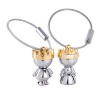 Porte-clés Set de porte-clés Roi et Reine LITTLE KING & LITTLE QUEEN