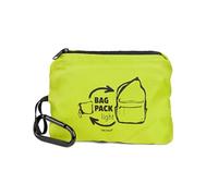 TROIKA Sac à bandoulière pliable (se range dans le compartiment intérieur pour gagner de la place) avec mousqueton pour une fixation rapide - BAG PACK - polyester - vert